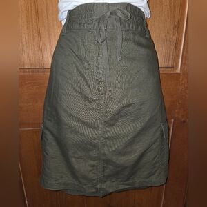 Ann Taylor Khaki A-Line Skirt